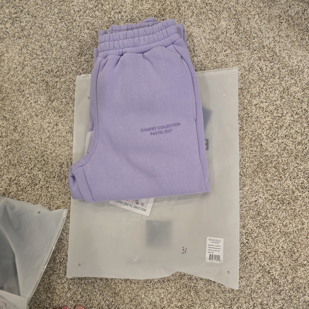 Comfy Collection Pastel Edit Women's Cropped Pants - Purple